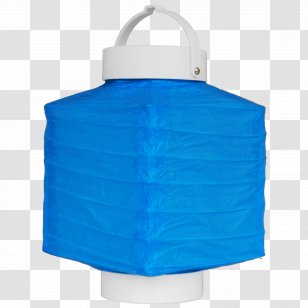 Cobalt Blue Lighting Paper Lantern - Street Light Transparent PNG