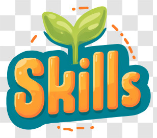 Skills Logo - Skills Growth Badge Transparent PNG