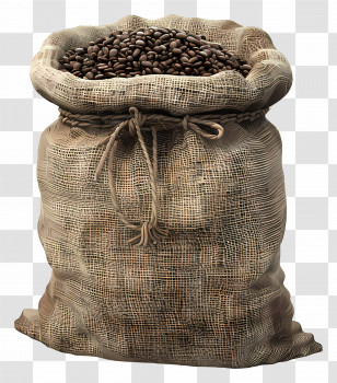 Coffee Beans - Bag Of Coffee Beans Transparent PNG