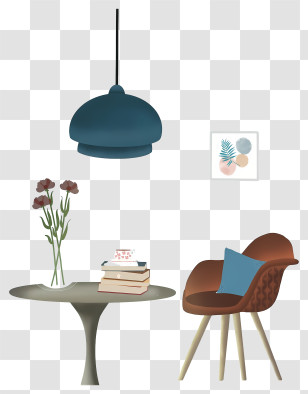 Table - Modern Furniture Illustration Transparent PNG