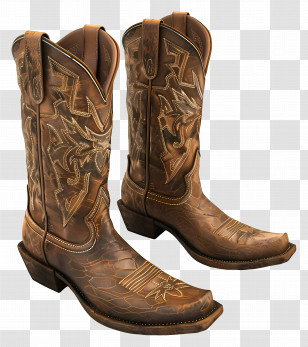 Western Boots - Stylish Cowboy Boot Transparent PNG