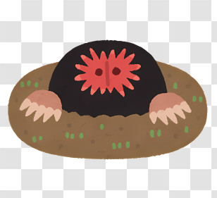 Animal - Cute Mole In Ground Transparent PNG