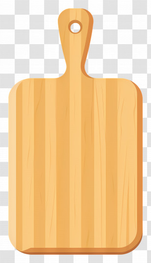 Wooden Cutting Board - Wooden Cutting Board With Handle Transparent PNG