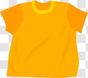 Icon - Casual Orange T-shirt Transparent PNG