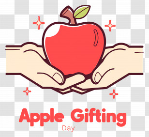 Apple Gifting Day - Symbol Of Apple Gifting Day Celebration Transparent PNG
