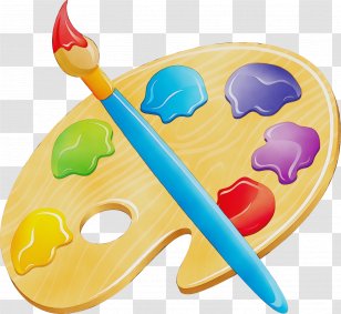 Paint Brush Cartoon - Watercolor - Baby Toys Banksy Transparent PNG