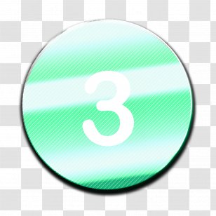 Numbers Icon Three - Number Logo Transparent PNG