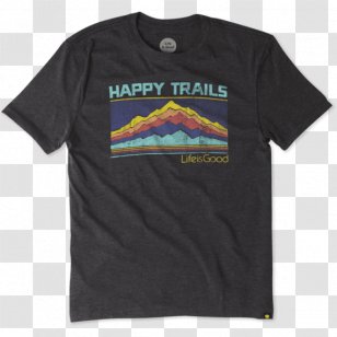 T-shirt Hoodie Clothing Top - Active Shirt - Mountain Man Transparent PNG
