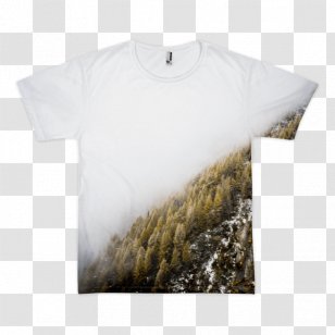 T-shirt Printing Graphic Design Brush - Sleeve - Foggy Forest Transparent PNG