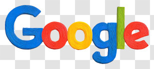 Google - Google Logo With Colorful Letters Transparent PNG