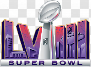 Super Bowl Logo - Super Bowl LVIII Logo Transparent PNG