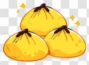 Momos - Cartoon Golden Money Bags Illustration Transparent PNG