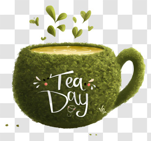International Tea Day - Green Tea Cup For Tea Day Transparent PNG