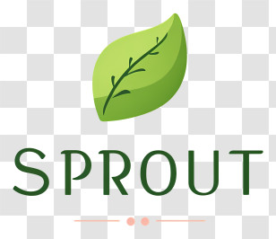 Sprout Logo - Sprout Green Leaf Logo Transparent PNG