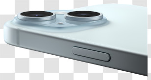 Iphone 15 - Close-up Of Smartphone Camera Transparent PNG