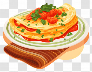 Spanish Omelette - Delicious Lasagna For Italian Cuisine Lovers Transparent PNG