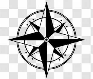 Compass Rose Clip Art - Point - Cartoon Transparent PNG