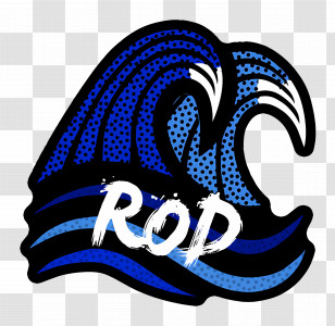 Rod Wave - Wave With Rod Text Logo Transparent PNG