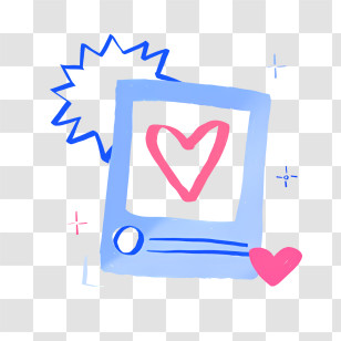 Heart - Heart Drawing With Frame Transparent PNG