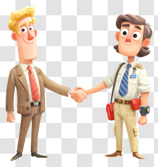 Shaking Hands - Friendly Business Handshake Transparent PNG