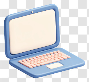 Laptop - Cartoon Laptop Transparent PNG