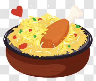 Thai Food - Delicious Chicken Biryani Transparent PNG