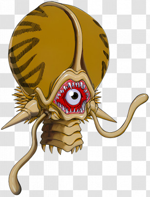 Phantoon - Alien Creature Illustration Transparent PNG