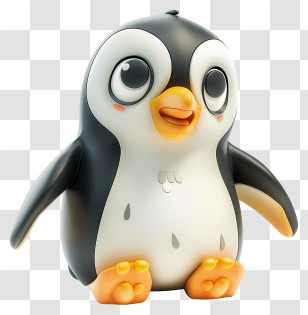 Penguin - Cute Cartoon Penguin Transparent PNG