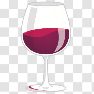 Red Wine - Wine Glass With Red Wine Transparent PNG