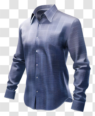 Formal Shirt - Blue Formal Shirt For Everyday Fashion Transparent PNG