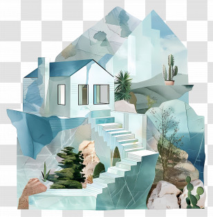 Modern House - Modern House In Nature Transparent PNG