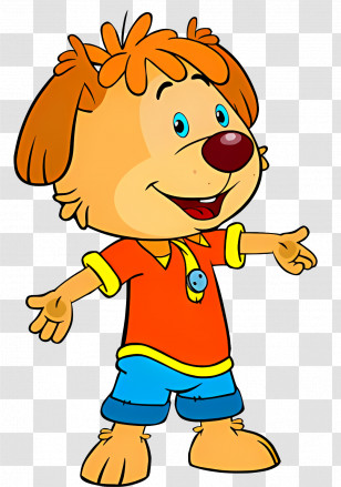 Pip Ahoy - Happy Cartoon Dog Character In Bright Colors Transparent PNG