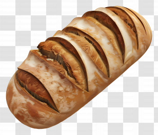 Rye Bread - Sliced Loaf Of Bread Transparent PNG