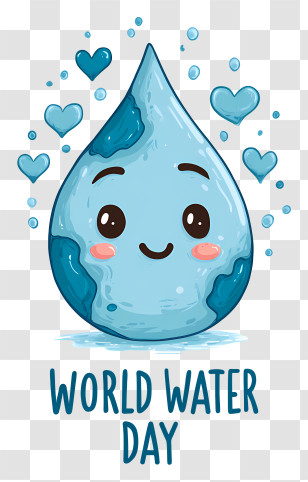 World Water Day - World Water Day Water Drop Transparent PNG