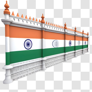 Tiranga Border - Indian National Flag Transparent PNG