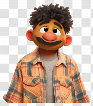 Tamir - Cartoon Animated Boy Character Transparent PNG