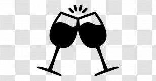 Wine Glass Champagne Drink White - Symbol Transparent PNG