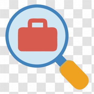 Magnifying Glass Euclidean Vector - Material - Briefcase Transparent PNG