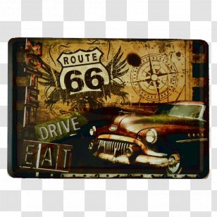 U.S. Route 66 In Arizona California Road - Us Transparent PNG