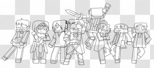 Minecraft YouTuber Coloring Book Drawing - Youtuber - Printing Paper Printmaking Transparent PNG