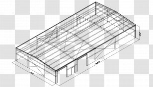 Structure Steel Building Truss Cable Tray Transparent PNG