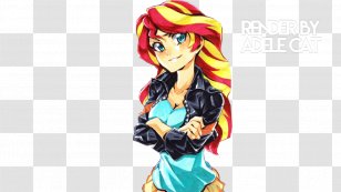 Sunset Shimmer Twilight Sparkle Applejack Pony Equestria - Cartoon - Silhouette Transparent PNG