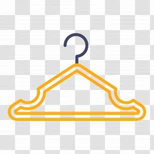 Clothes Hanger - Hanger Icon Outline Design Transparent PNG