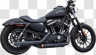 Exhaust System Harley-Davidson Sportster Motorcycle Muffler - Aftermarket Parts Transparent PNG