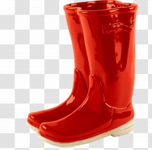 Wellington Boot Shoe Fashion Accessory - Outdoor - Big Red Boots Transparent PNG