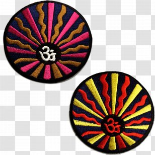 Om Hinduism Meditation Embroidered Patch Symbol - Esotericism Transparent PNG