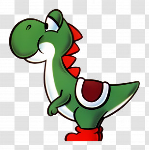 Yoshi - Green Cartoon Dinosaur Transparent PNG