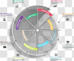 Light Aperture Infographic - Cool Abstract Science And Technology Transparent PNG