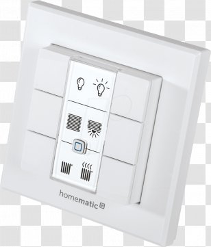 Homematic IP Wireless Wall-mounted Switch HmIP-WRC6 Electrical Switches Remote Controls Push-button Address - Ip - Homematic-ip Transparent PNG