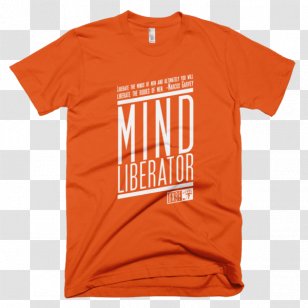 Long-sleeved T-shirt Clothing - Text - Marcus Garvey Transparent PNG